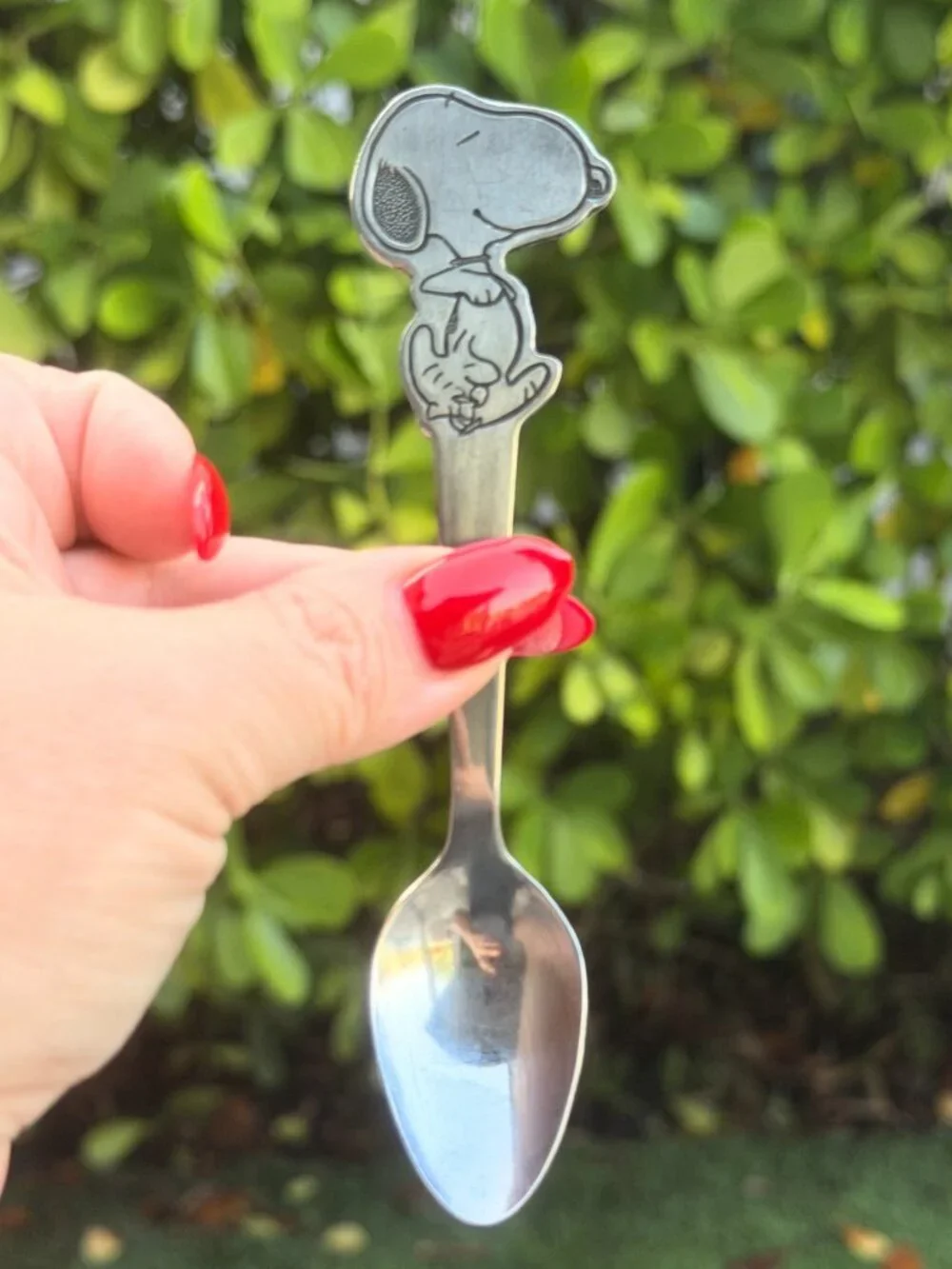 Vintage Danara Peanuts Snoopy Woodstock Stainless Steel Spoon 1958-1965 Korea